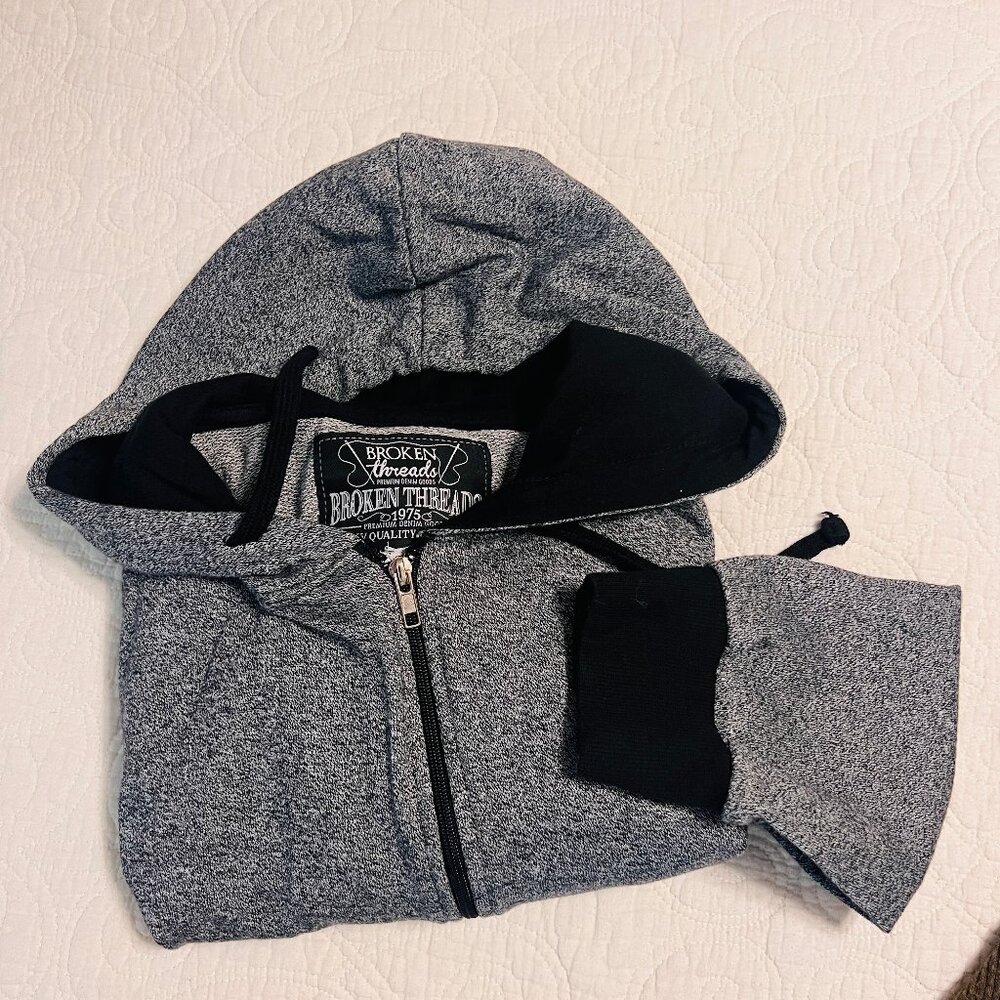 Men's Sweatshirt - Full Zip - XL
